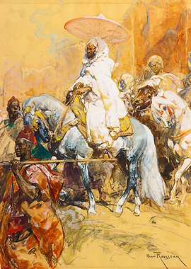 Chieftain Or The Caid El Ayadi - Henry Rousseau