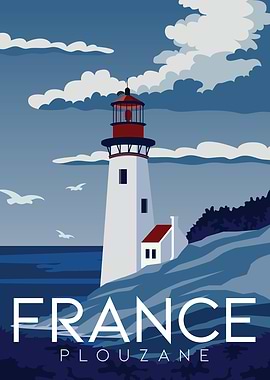 France Travel Print