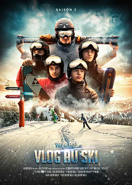 Affiche Vlog de Ski