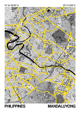 Mandaluyong City Street Map