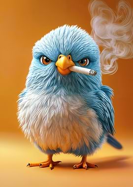 Angry Smoking Bird