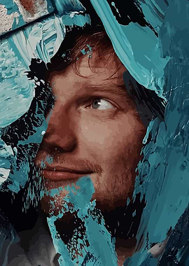Ed Sheeran Paint Portrait