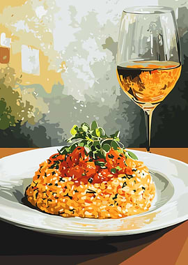 Risotto with Wine