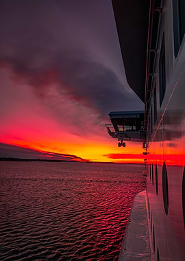 Sunset Cruise Left Balcony