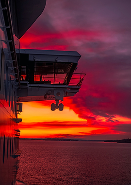 Sunset Cruise Right Balcony