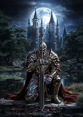 Knight Before Castle