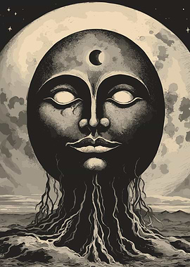 Occult Esoteric Moon Goddess