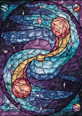 Stained Glass Galaxy