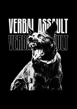 Verbal Assault Dog Graphic
