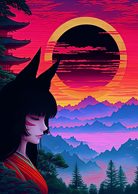 Kitsune Sunset
