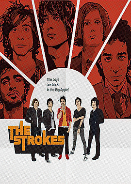 The Strokes Band Poster
