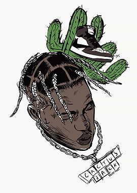 Travis Scott Cactus Jack Illustration