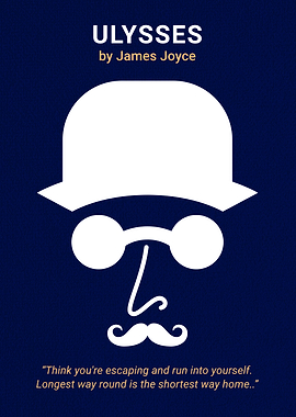 Ulysses Minimalist Book Cover