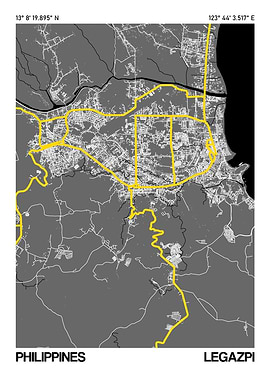 Legazpi City Street Map