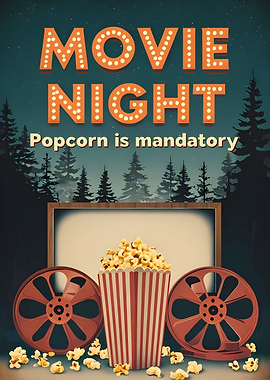 Movie Night Poster
