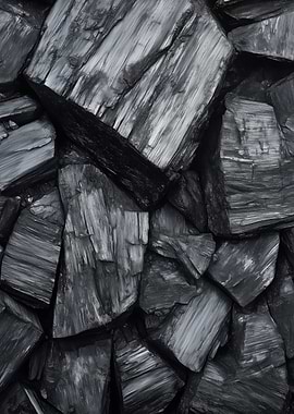 Black Coal Texture