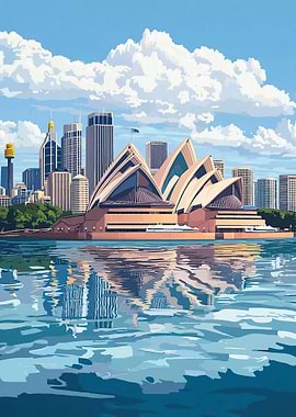Sydney Opera House Skyline