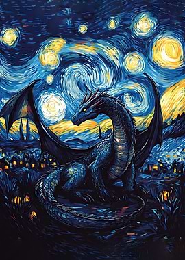 Dragon Starry Night