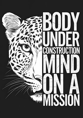 Leopard Motivation Quote