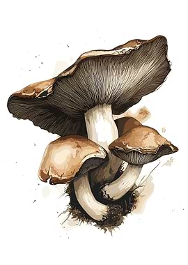 Mushroom Illustration
