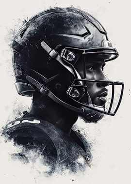Football Player Portrait