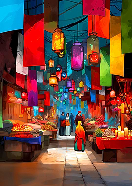 Vibrant Market Street