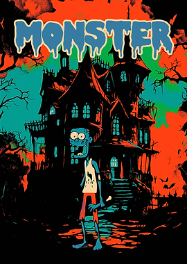 Monster House Illustration