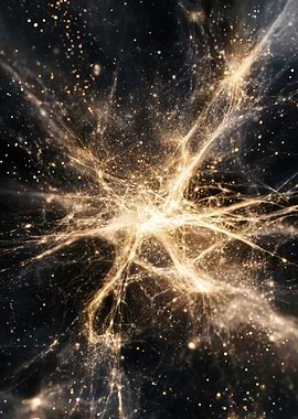 Cosmic Web Abstract Art