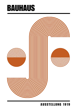 Bauhaus Geometric Art Print