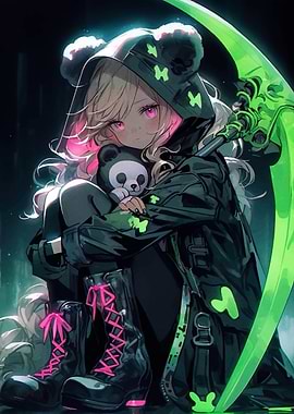 Anime Girl with Scythe