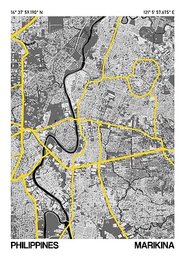 Marikina City Street Map