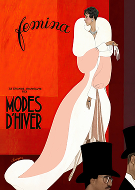 Femina Winter Fashion Poster