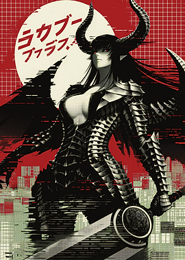 Glitch Demon Warrior