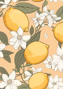 Lemon Blossom Pattern