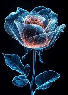 Glowing Rose