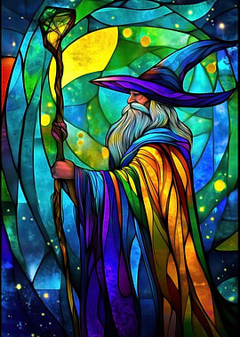 Stained Glass Wizard