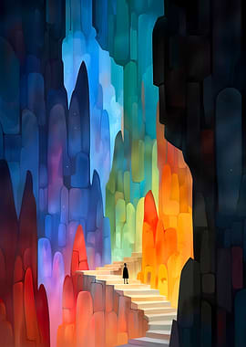 Colorful Crystal Cave