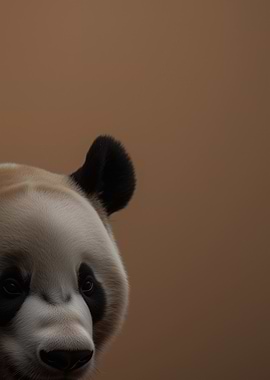 Close-up Panda Portrait