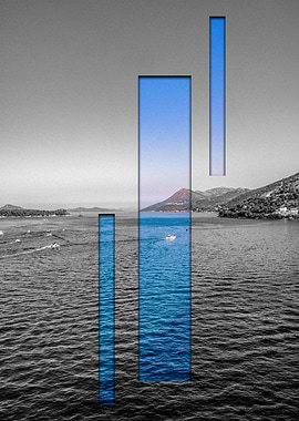 Seascape with Blue Windows