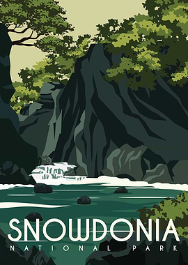 Snowdonia National Park Poster