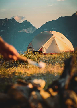 Camping in the Mountains