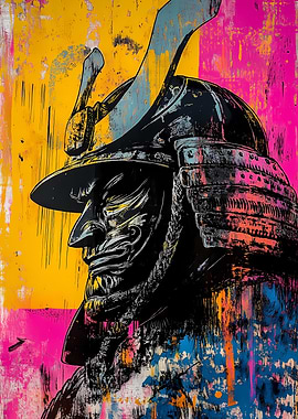 Samurai Warrior Painting