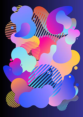 Abstract Liquid Shapes