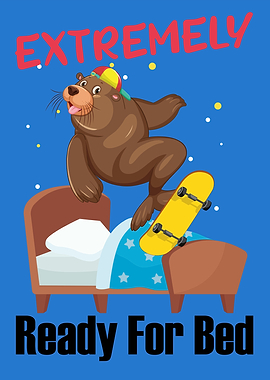 Sea Lion Skateboarding