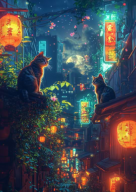 Cats In Japan