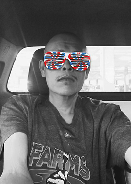 Man in Shutter Shades