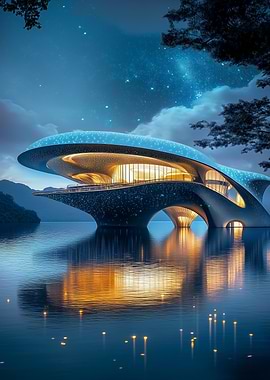 Brutalism Water House