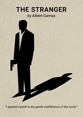 The Stranger Minimalist Book Cover