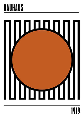 Bauhaus Minimalist Art Print