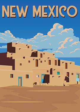 New Mexico Travel Print